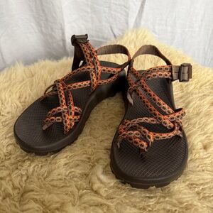 Chaco Women's ZX/2 Cloud Dual Sanal Brown Orange
